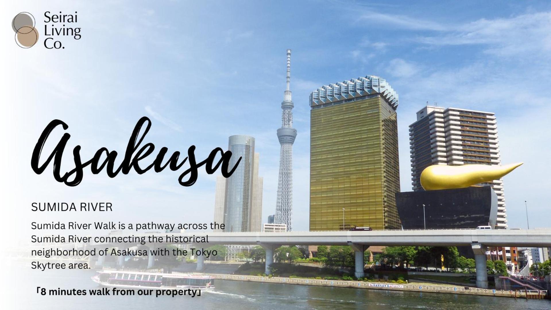 Seirai Asakusa Vacation Rental - 3 Minutes From Station Tokio Buitenkant foto
